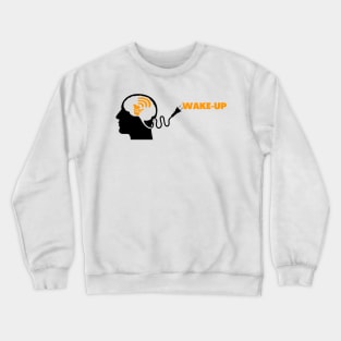 Radio quebec wake-up Crewneck Sweatshirt